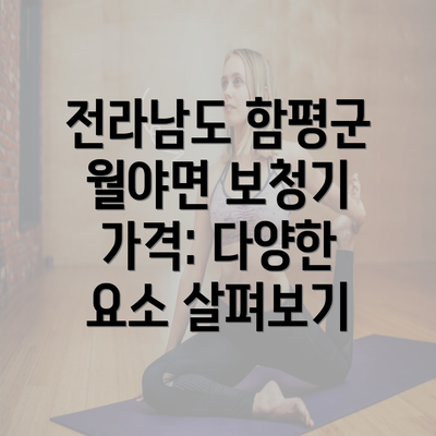 전라남도 함평군 월야면 보청기 가격: 다양한 요소 살펴보기