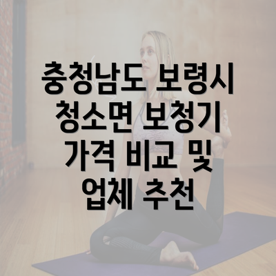 충청남도 보령시 청소면 보청기 가격 비교 및 업체 추천