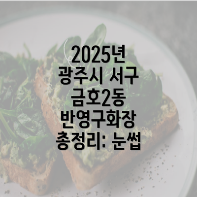 2025년 광주시 서구 금호2동 반영구화장 총정리: 눈썹