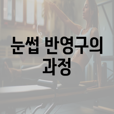 눈썹 반영구의 과정