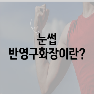 눈썹 반영구화장이란?