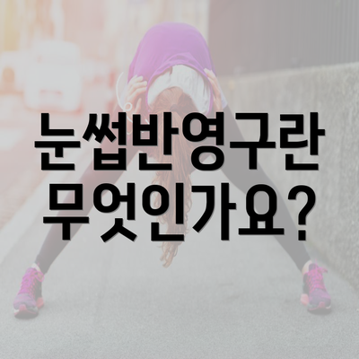 눈썹반영구란 무엇인가요?