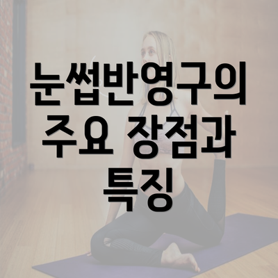 눈썹반영구의 주요 장점과 특징