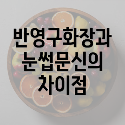 반영구화장과 눈썹문신의 차이점