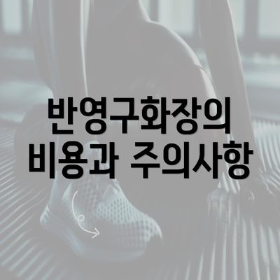 반영구화장의 비용과 주의사항