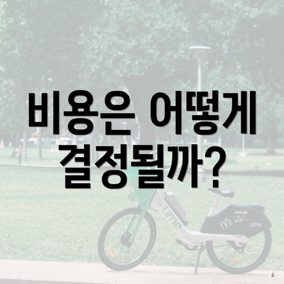 비용은 어떻게 결정될까?