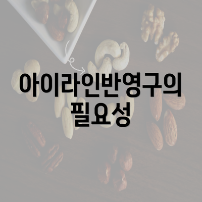 아이라인반영구의 필요성