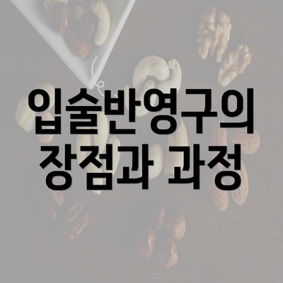 입술반영구의 장점과 과정