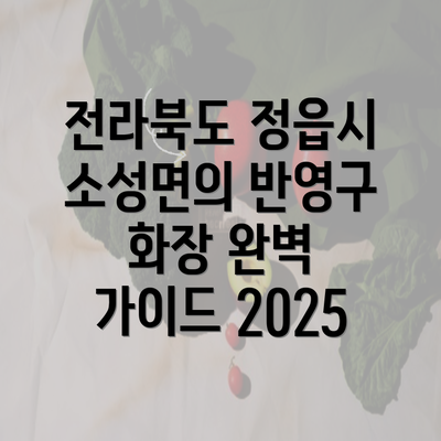 전라북도 정읍시 소성면의 반영구 화장 완벽 가이드 2025