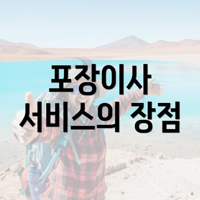 포장이사 서비스의 장점