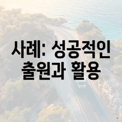 사례: 성공적인 출원과 활용