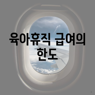육아휴직 급여의 한도