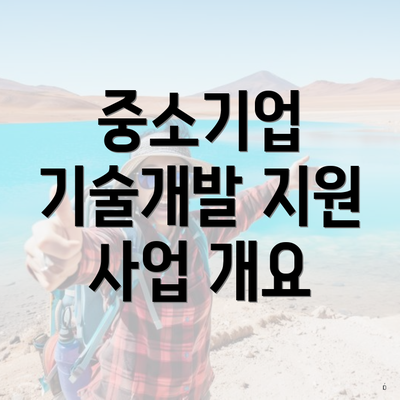 중소기업 기술개발 지원 사업 개요