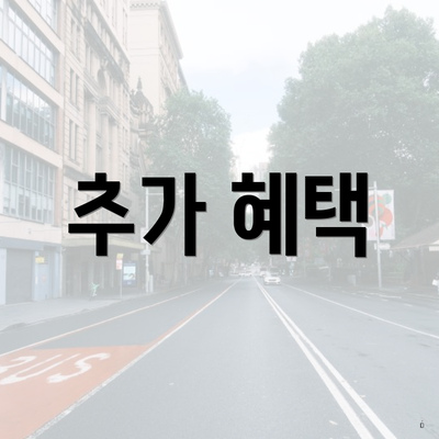 추가 혜택