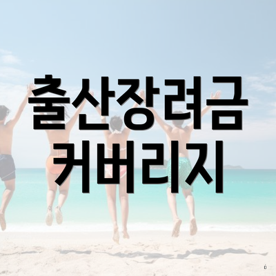 출산장려금 커버리지