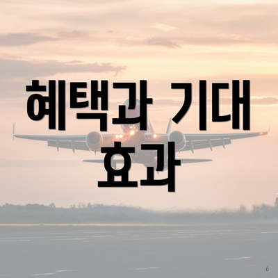혜택과 기대 효과