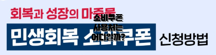 소비쿠폰 사용처는 어디일까?