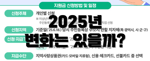 2025년 변화는 있을까?
